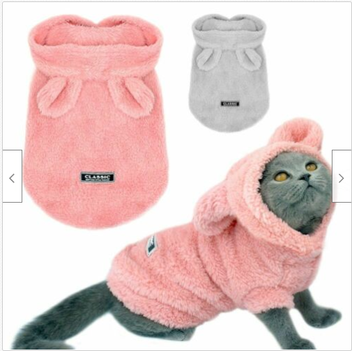 Plush Cat Clothing