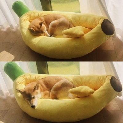 Banana Bed For Dogs