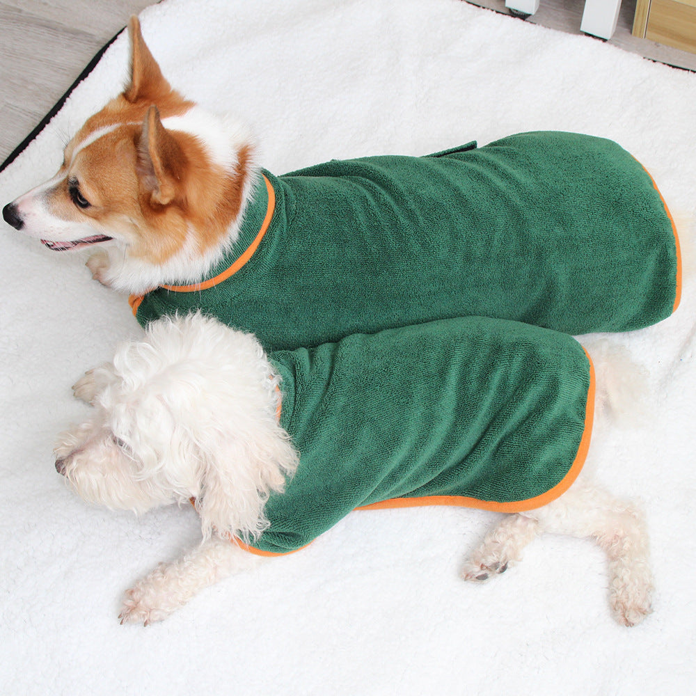 Absorbent Pet Bathrobe